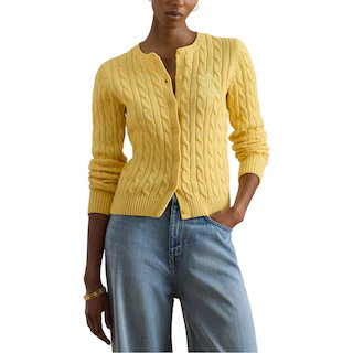 Women's Cable-Knit Cardigan | Flannels UK
