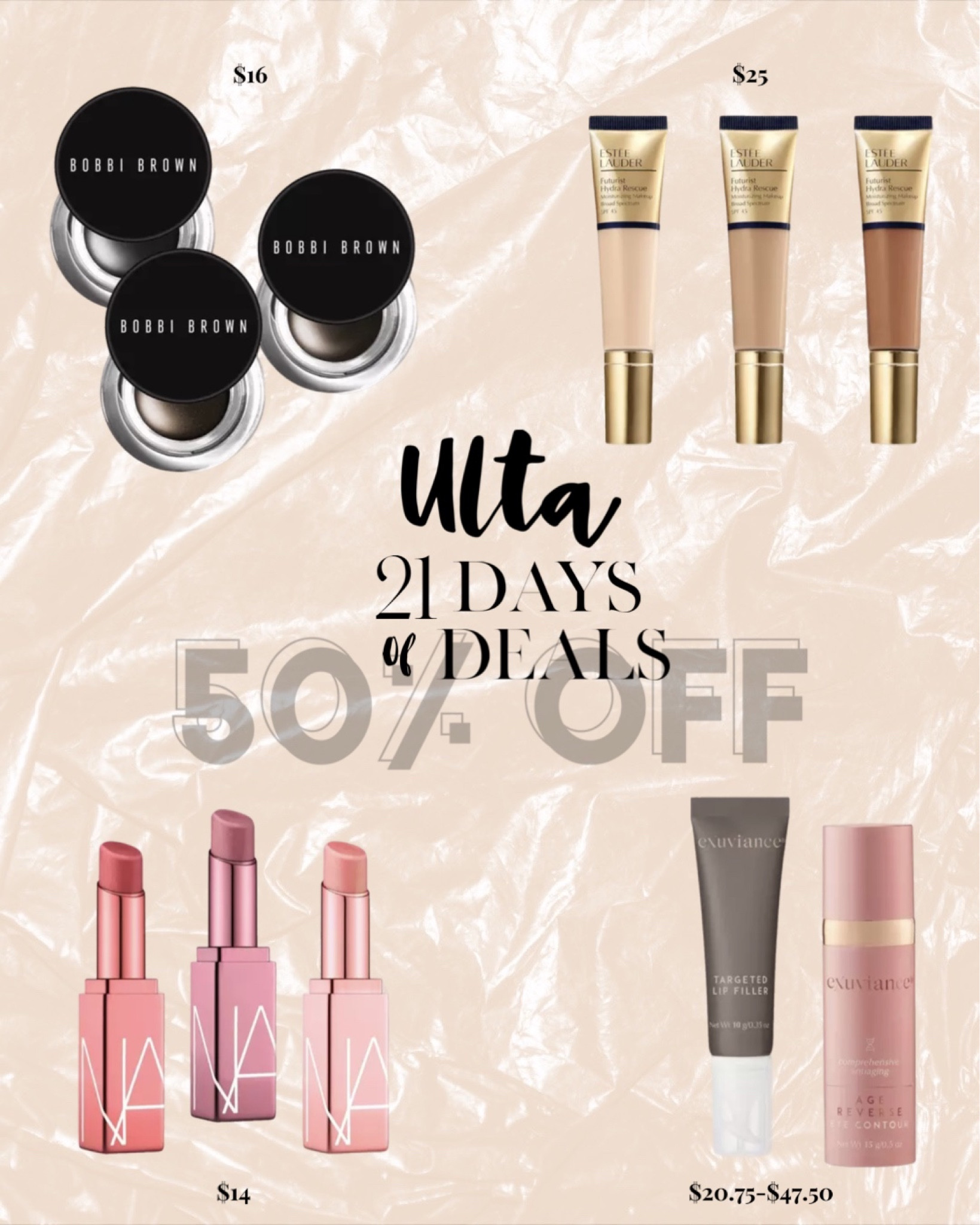 Skincare, beauty, makeup, Ulta, Bobbi Brown, NARS , Estée Lauder, Exuviance, sale

#LTKSale #LTKbeauty #LTKsalealert