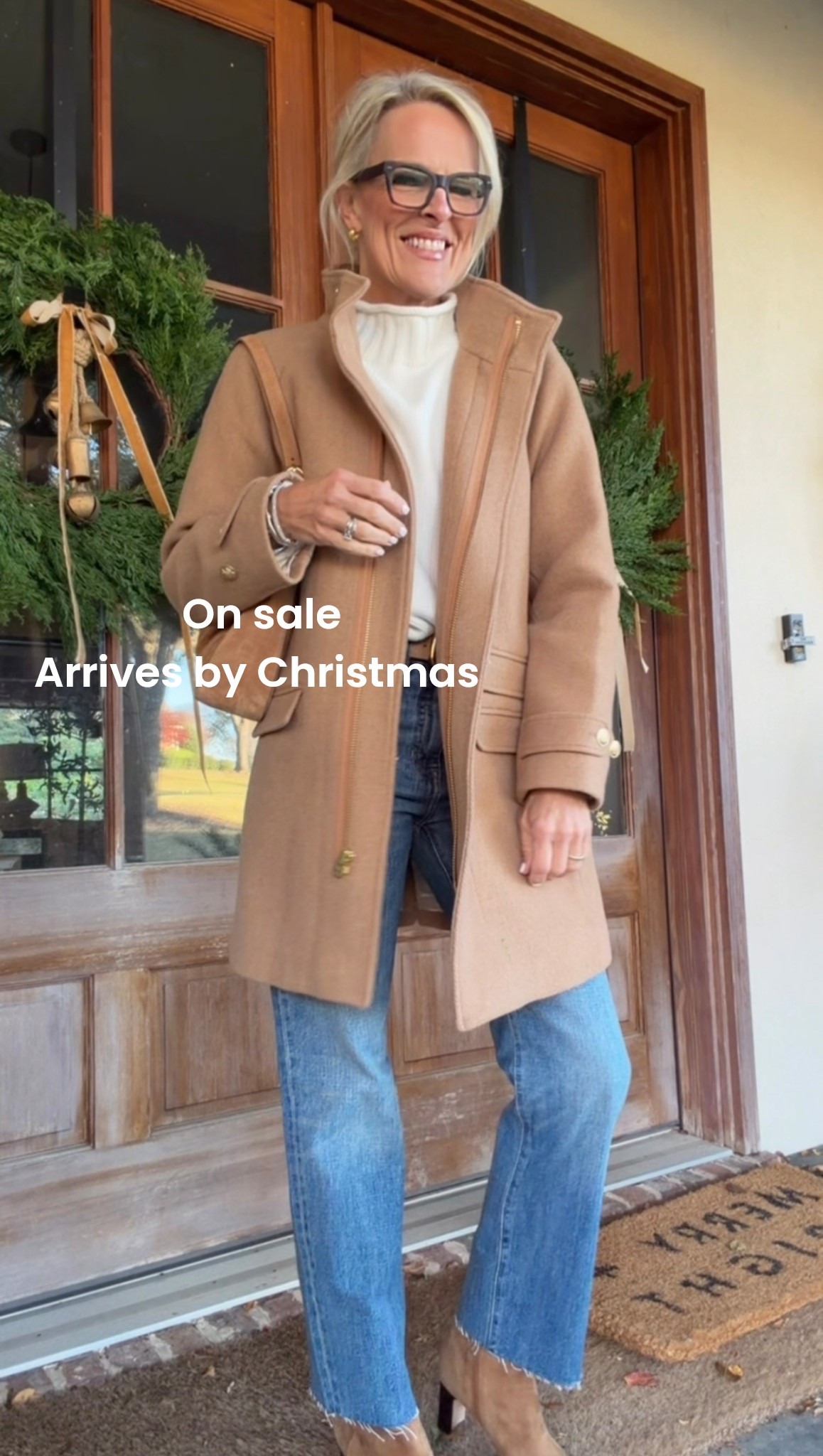 Jcrew coats are so good! 
This one is on sale and arrives by Christmas if ordered by December 19, 12 PM Eastern time

#LTKHoliday #LTKGiftGuide #LTKSeasonal