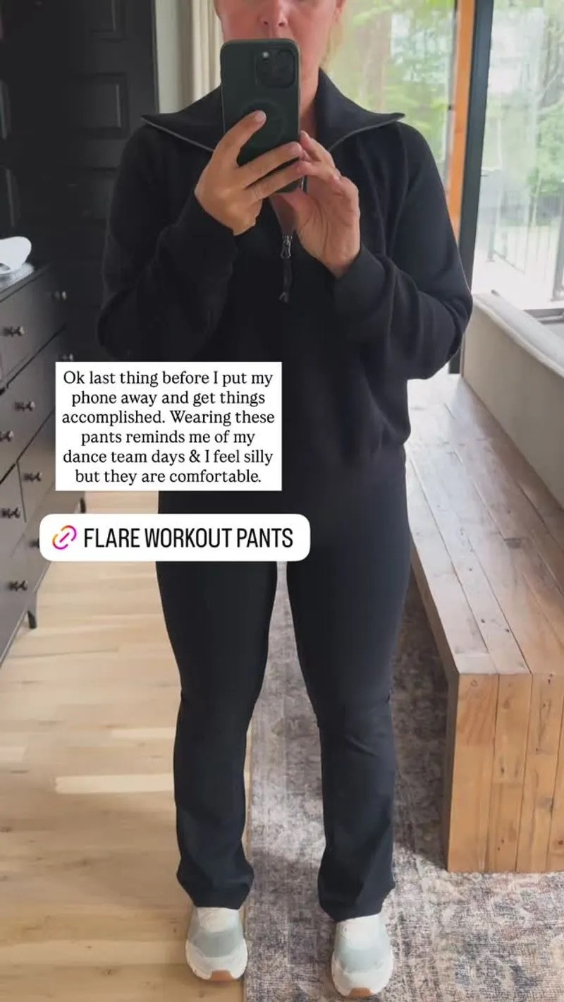 What year is it - flare workout pants  

 #LTKgrwm #LTKfitnessgoals #LTKSeasonal