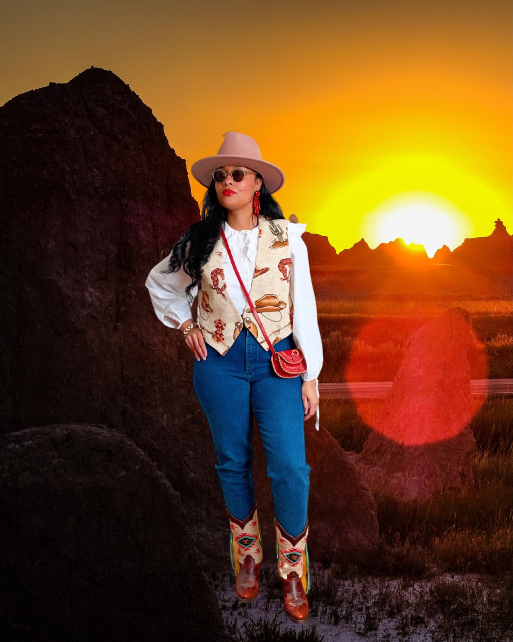 Styling the Westerncore trend. Look 1 of 4. Full video on my YouTube @krystledesantos 

#westerncore #westerntrend #westernfashion #cowgirlboots 
#liketkit 


#LTKSeasonal
