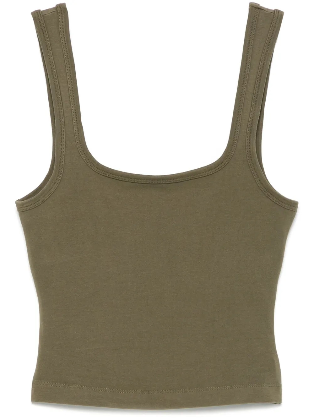 ENTIRE STUDIOS Square Neck Tank Top | Green | FARFETCH | Farfetch Global