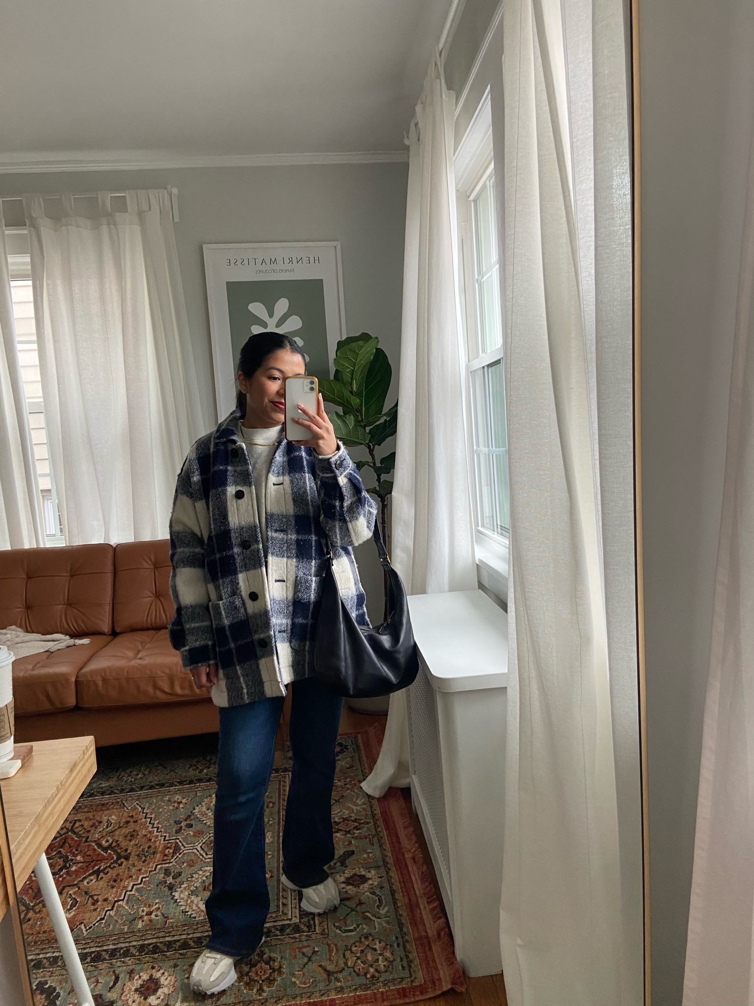 #ootd Jacket , jeans and purse all madewell and linked. Sweatshirt is everlane. 

#LTKSeasonal #LTKstyletip #LTKFind