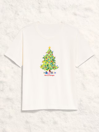 Holiday-Graphic Crew-Neck T-Shirt for Women | Old Navy (US)