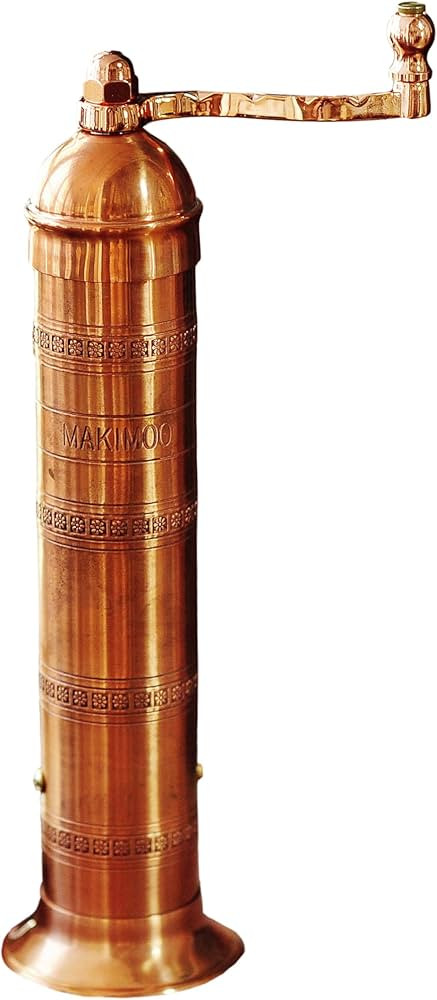 Original Greek Pepper Mill, European Style Salt and Pepper Grinder, 9-Inch (Copper) | Amazon (US)