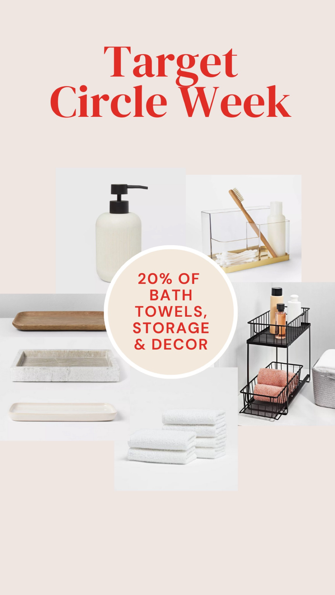 Target circle week: BATHROOM edition! 🛁

#LTKsalealert #LTKhome #LTKunder50