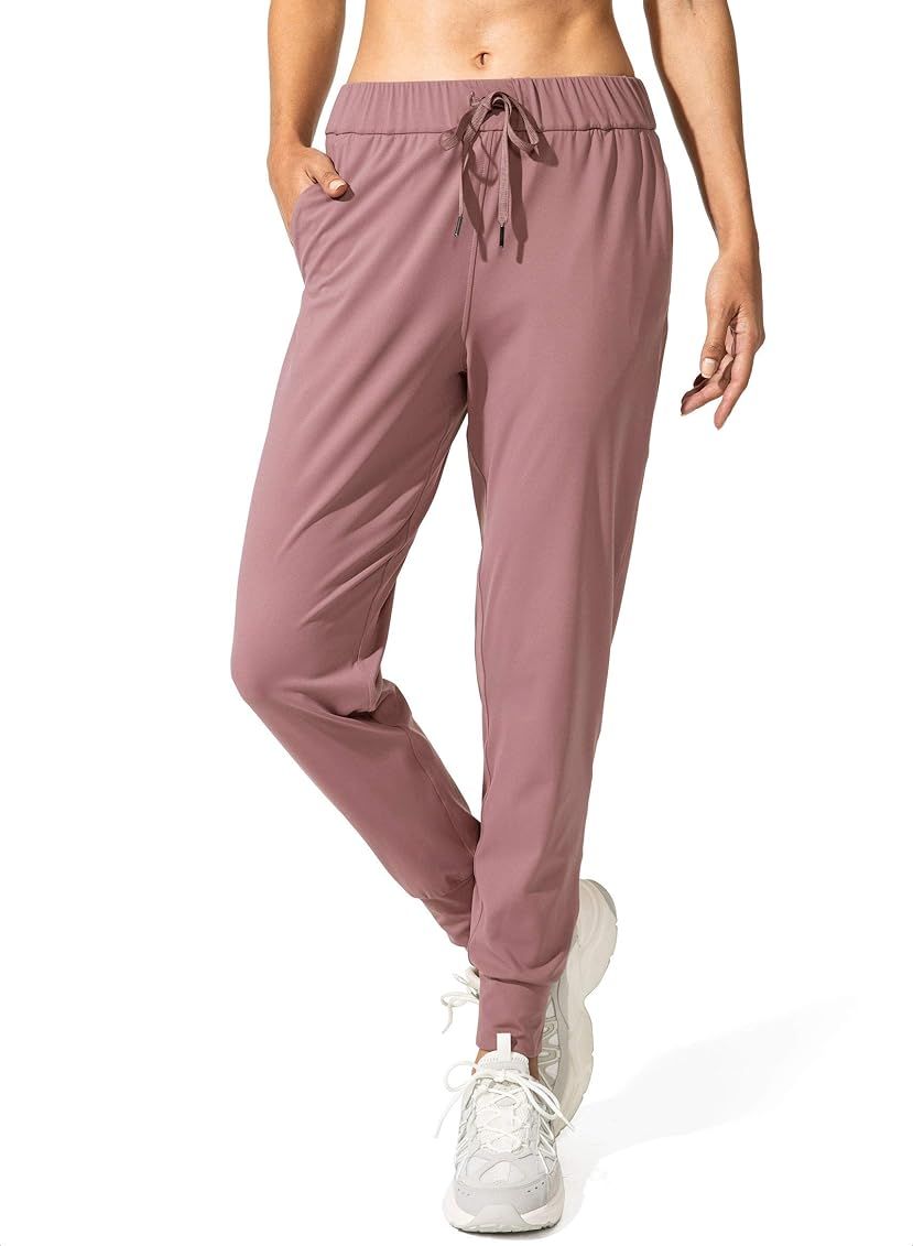SANTINY Women's Joggers Pants Pockets Drawstring Running Sweatpants for Women Lounge Workout Jogg... | Amazon (US)