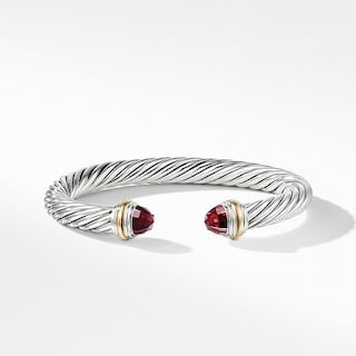 Cable Classics Bracelet with Pearls and 14K Yellow Gold | David Yurman