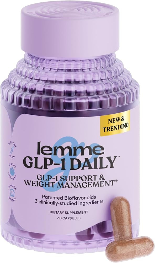 Lemme GLP-1 Daily, Reduce Hunger & Cravings, Boost GLP-1 Production, Support Fat Loss and Weight ... | Amazon (US)