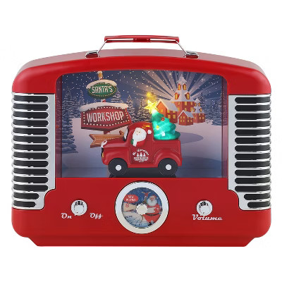 Mr. Christmas Nostalgic LED Retro Radio Musical Christmas Decoration | Target