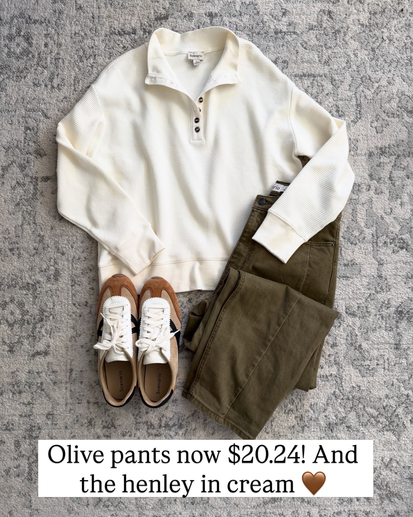 Olive barrel pants I love, remind me of Madewell, fit is tts, I’m a 6. #walmartfashion