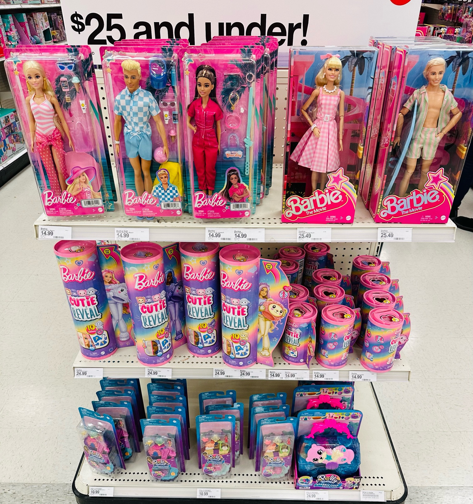 New Barbie Movie dolls, New Barbie Barbie Doll in Trendy Pink Jumpsuit with Accessories and Pet Puppy, Barbie Ken Doll with
Swim Trunks and Beach themed accessories, and New Barbie Chelsea Cutie Reveal dolls available online & in store! 

Barbie, Barbie movie, Barbie dolls, gift idea, birthday gift, girl toys, dolls, Barbie play set, new toys, new Barbie, Ken, new Ken 

#LTKunder50 #LTKkids #LTKfamily