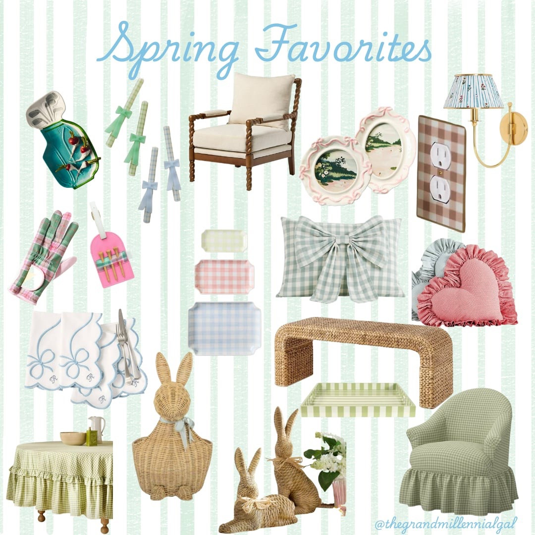 Currently Loving! Pink and green decor Spring home decor Preppy style home decor Southern style home



#LTKSeasonal #LTKSaleAlert #LTKHome