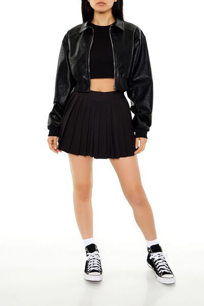 Pleated Mini Tennis Skort | Forever 21