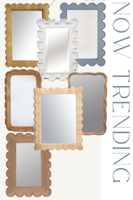 Scalloped mirrors

#LTKFind #LTKhome