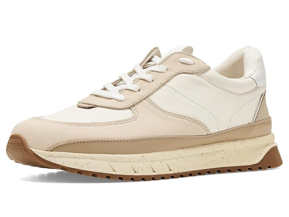 Madewell Kickoff Trainer Sneakers in Neutral Colorblock Leather Women's Shoes Antique Cream Neutral : 5.5 M | Zappos