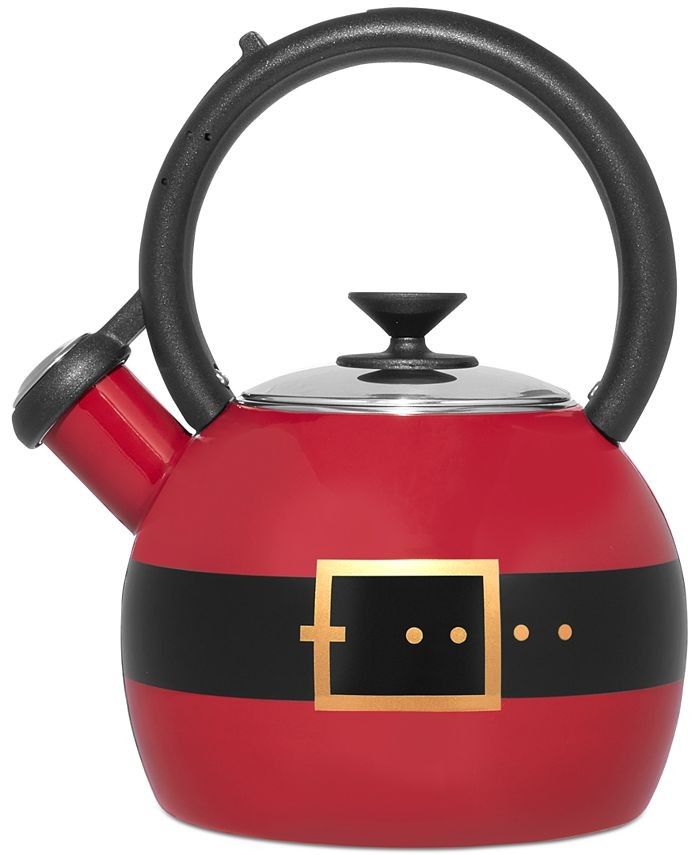 Martha Stewart Collection Santa Belt Teakettle, Created for Macy's & Reviews - Teapots & Tea Kett... | Macys (US)