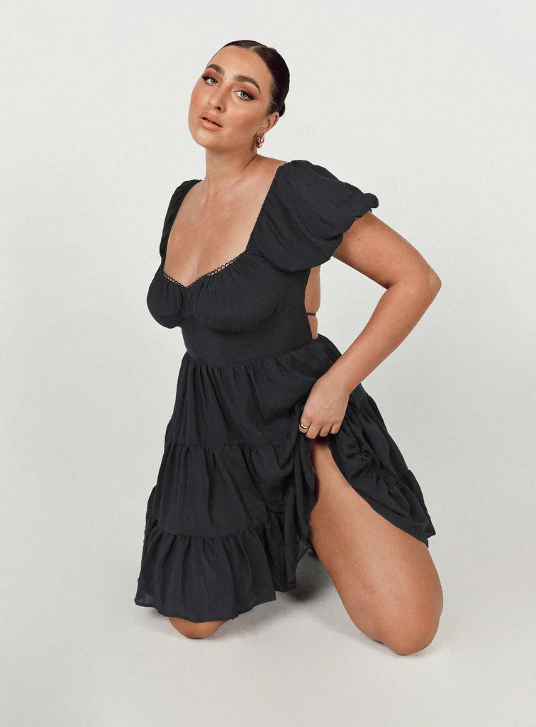 Danny Mini Dress Black | Princess Polly US