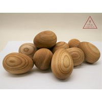 Woodturned Egg Easter Decor Wooden Gift Small Toy Home Kitchen Garden Toy For Kids Christmas | Etsy (US)