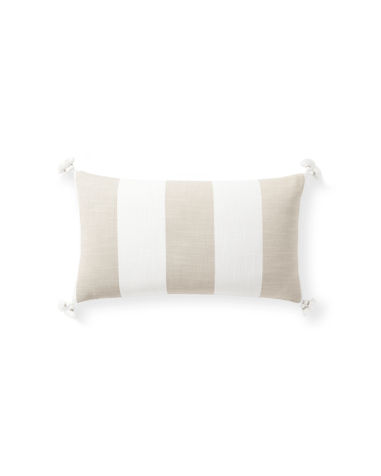Bay Stripe Outdoor Pillow Cover | Serena and Lily