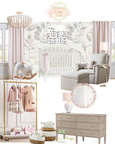 Beautiful girl’s nursery inspiration, nursery storage, pink curtains, nursery dresser

#LTKHome #LTKBump #LTKStyleTip