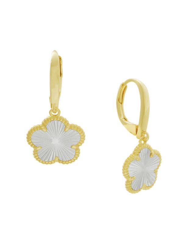 Flower Goldplated Drop Earrings | Saks Fifth Avenue OFF 5TH