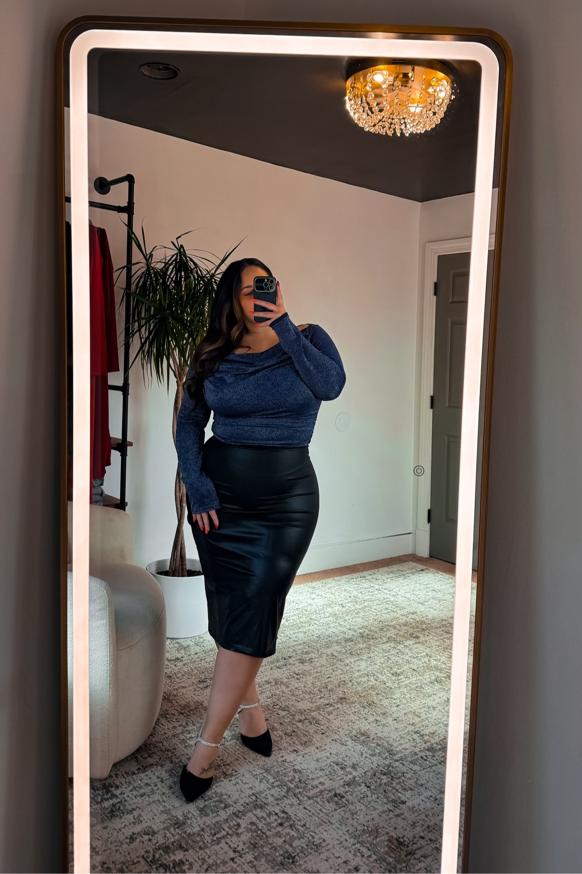 Bodysuit has built in Shapewear, size XXL, bra free

Skirt has built in Shapewear shorts, size XXL

#LTKStyleTip #LTKPlusSize #LTKMidsize