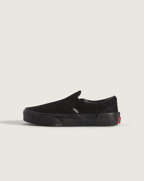 Vans Little Kids Classic Slip-On Shoes (Blackout) - 12.5 | Vans (US)