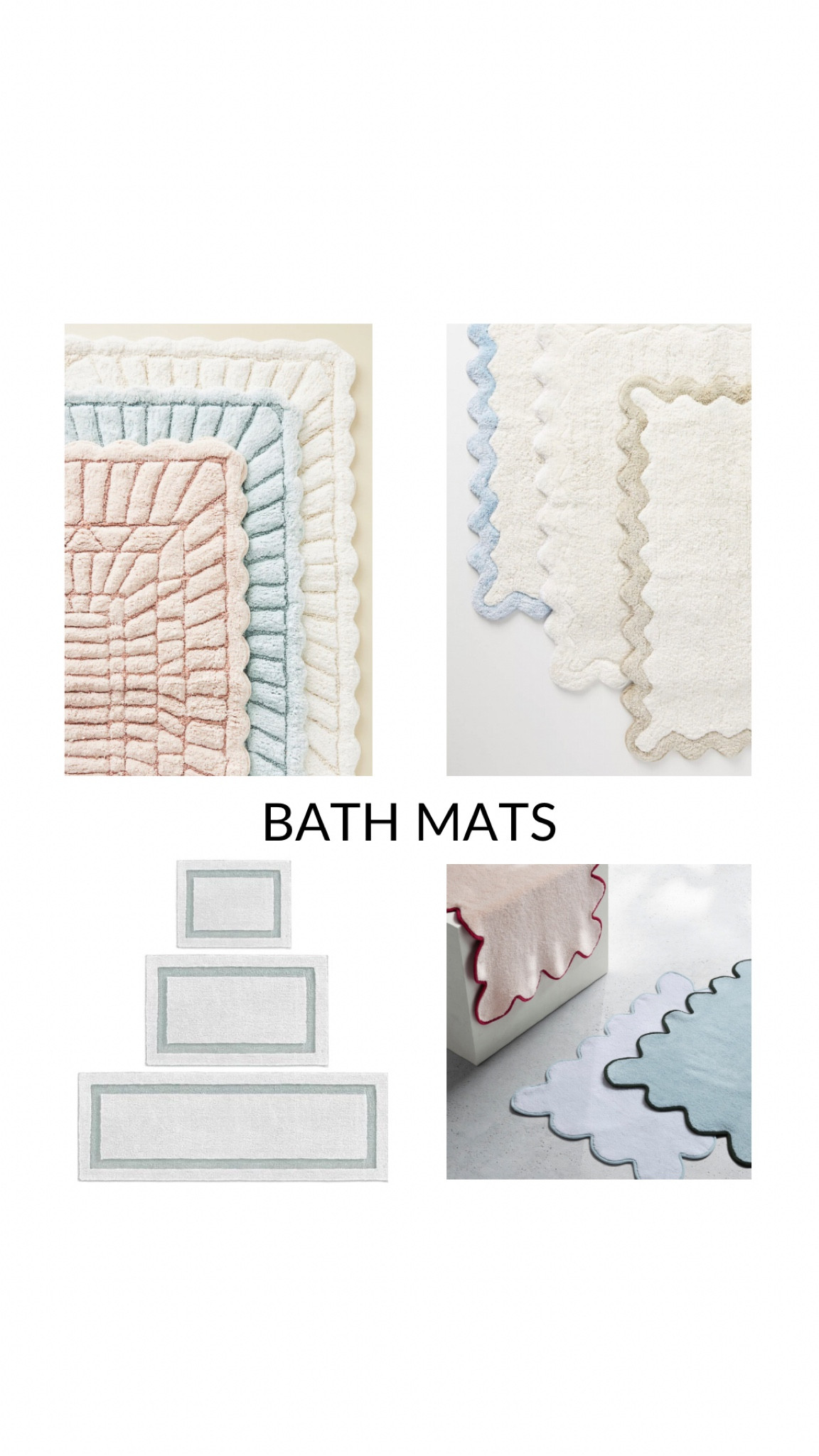 Bathroom mats 

#LTKunder100 #LTKhome