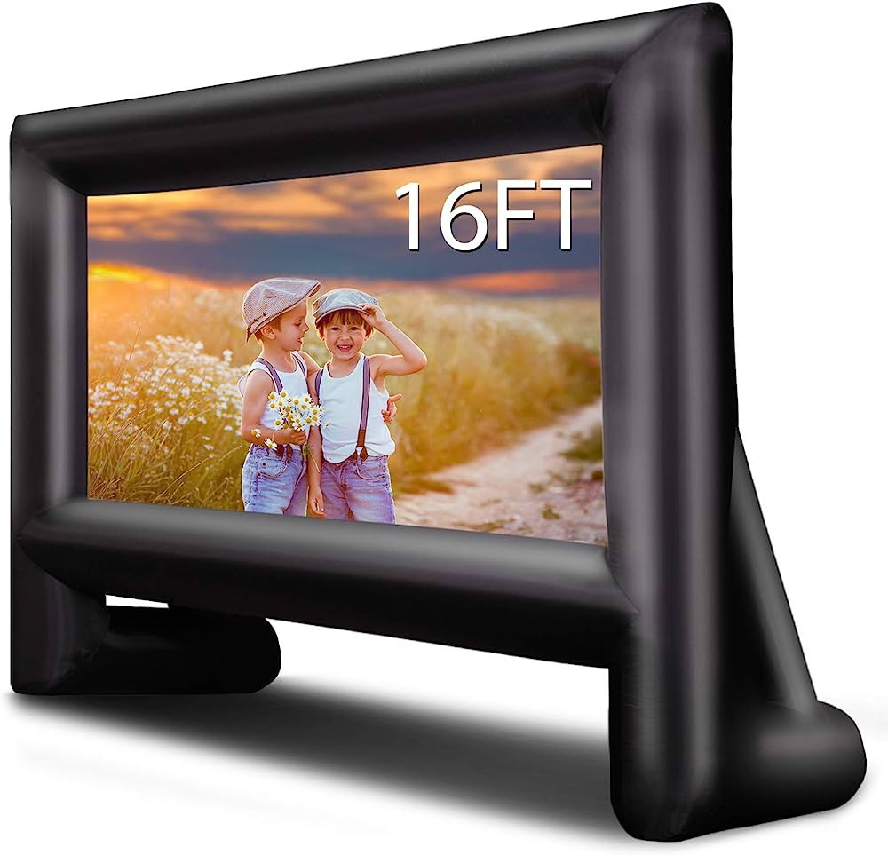 OUTTOY 16 Feet Inflatable Projector Screens, Inflatable Movie Screen Outdoor Blow Up Movie Screen... | Amazon (US)