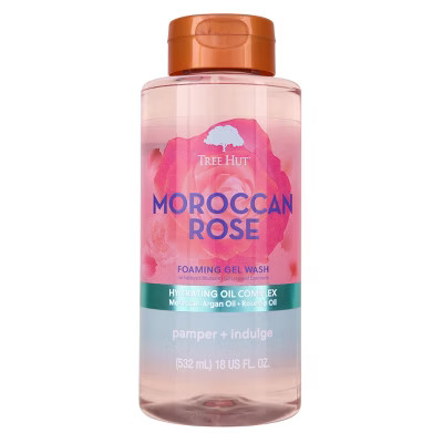Tree Hut Moroccan Rose Foaming Gel Body Wash - 18 fl oz | Target