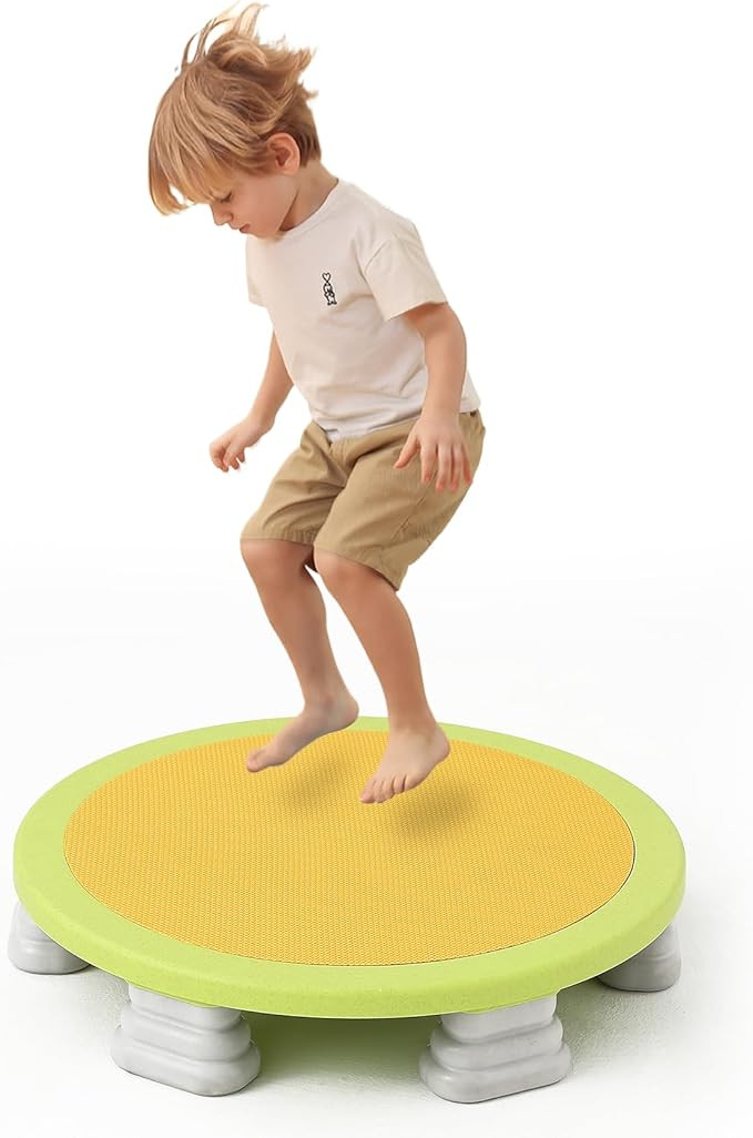 Mini Trampoline for Kids, Bounce Board, Toddlers Trampoline Indoor Outdoor, Sensory Toys, Autism ... | Amazon (US)
