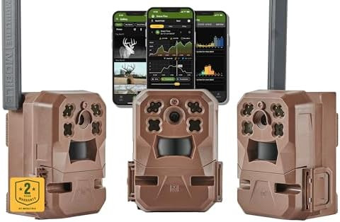 Moultrie Edge Cellular Trail Camera - Auto Connect - Nationwide Coverage - 720p Video with Audio ... | Amazon (US)