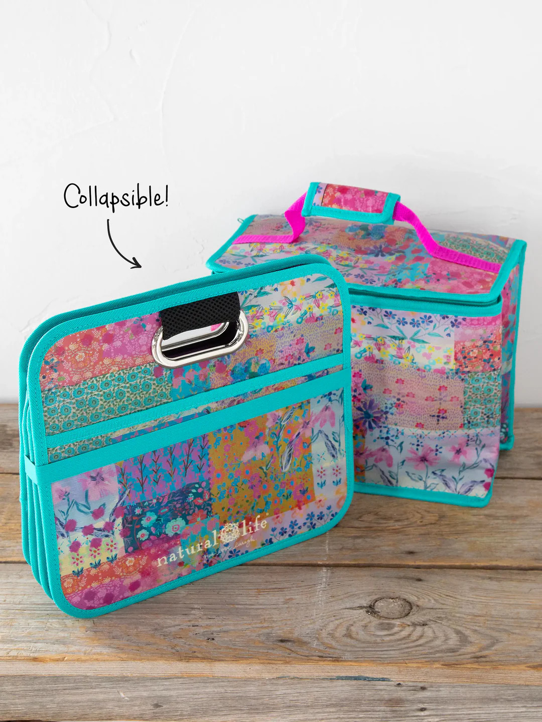 Car Trunk Organizer - Watercolor Patchwork | Natural Life