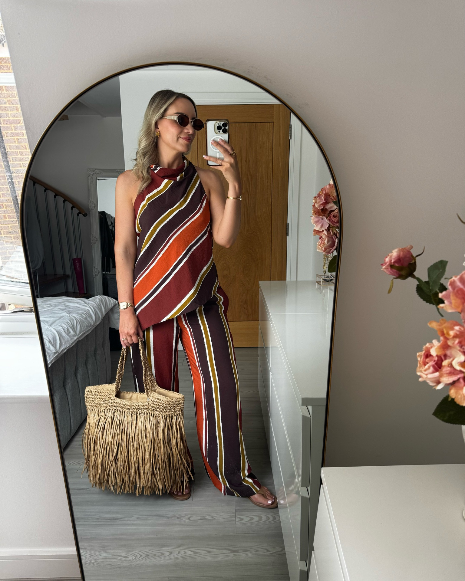 Holiday outfit ideas with minimal packing 🫶🏼

Co-ord - I’m wearing a size 12 in the trousers and a 10 in the top

#LTKsummer #LTKstyletip #LTKbag