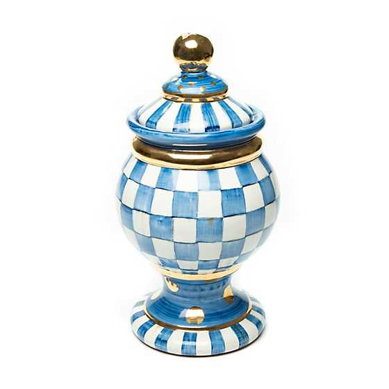Royal Check Globe Canister | MacKenzie-Childs