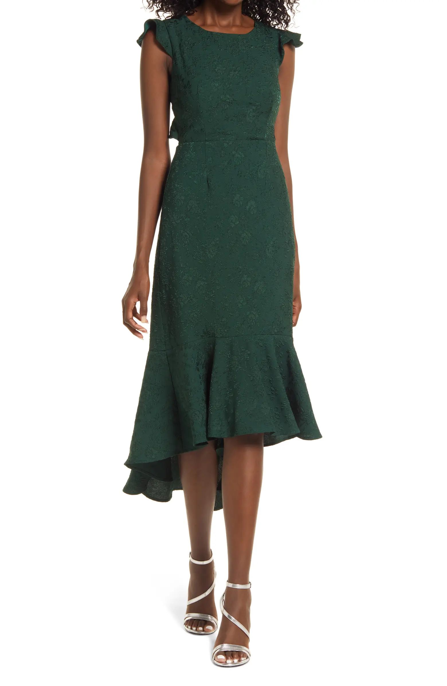Lulus Sophisticated Soirée Jacquard Dress | Nordstrom | Nordstrom