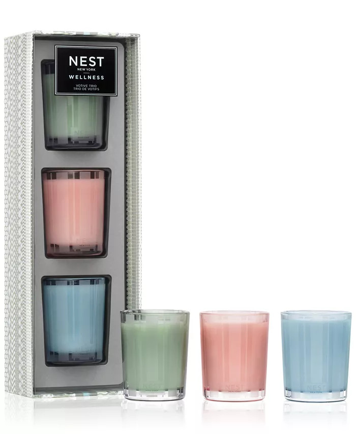 3-Pc. Wellness Votive Candle Gift Set | Macy's