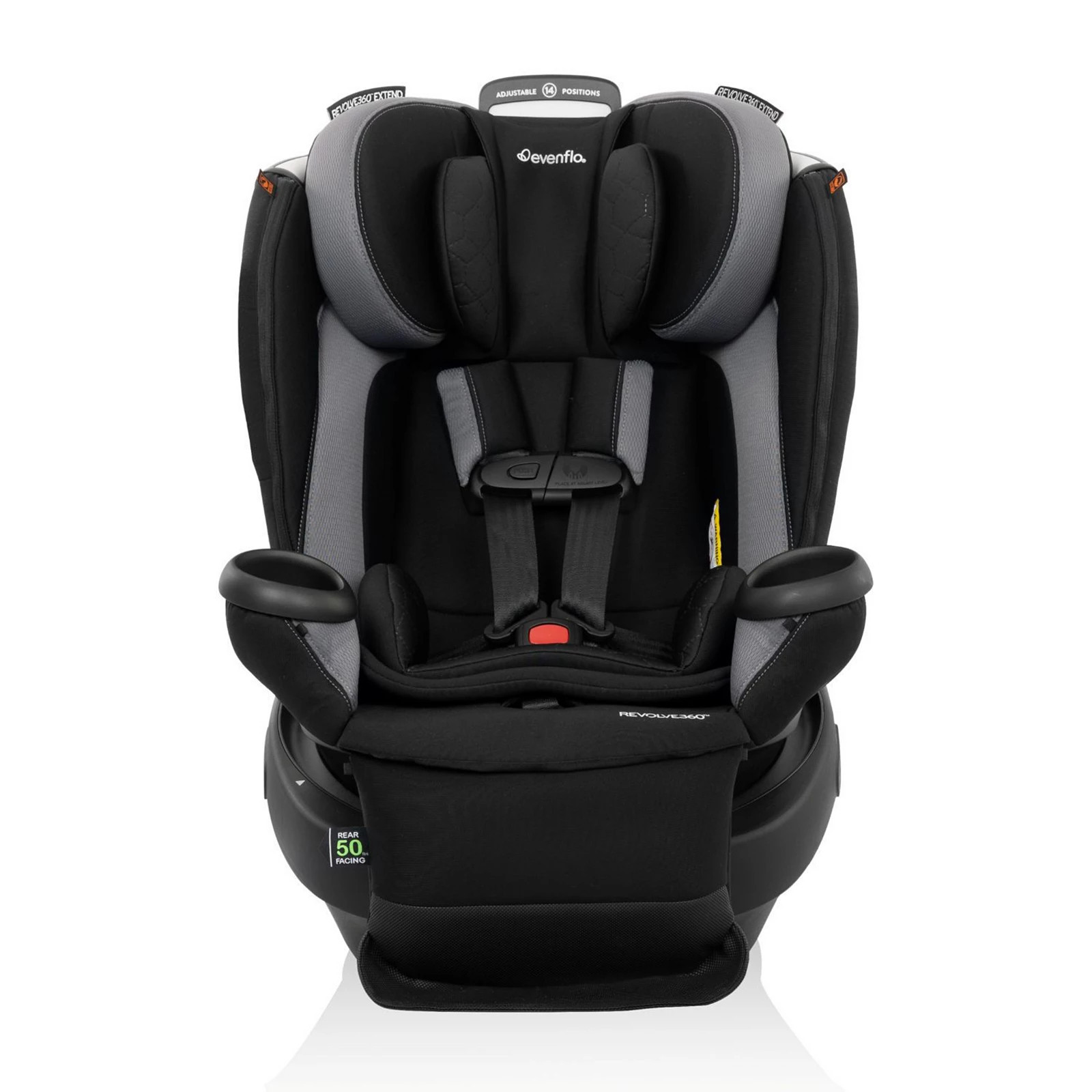 Evenflo Revolve360 All-in-One Rotational Car Seat with Quick Clean Cover, Reverse Gray | Kohl's