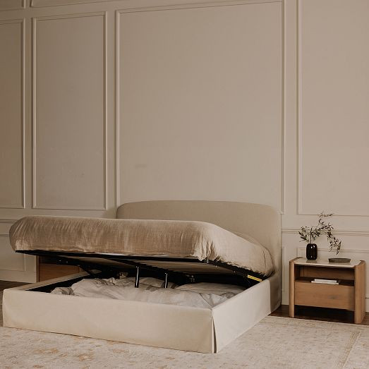 Torin Slipcover Upholstered Storage Bed | West Elm (US)