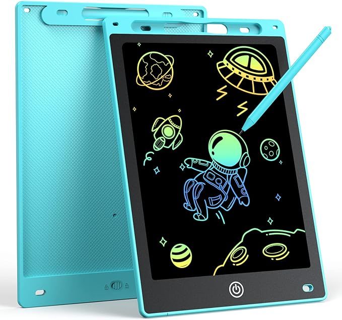 Colorful 10 inch LCD Writing Tablet，Erasable Reusable Electronic Drawing Pads，Educational Bir... | Amazon (US)