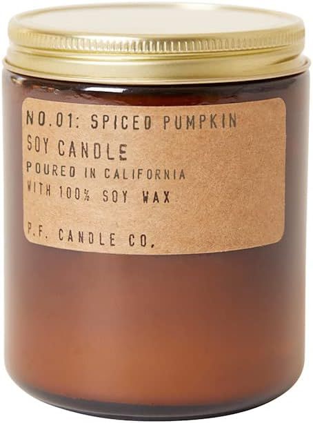 Amazon.com: P.F. Candle Co. Teakwood & Tobacco Classic Standard Scented Soy Wax Candle (7.2 oz) 4... | Amazon (US)