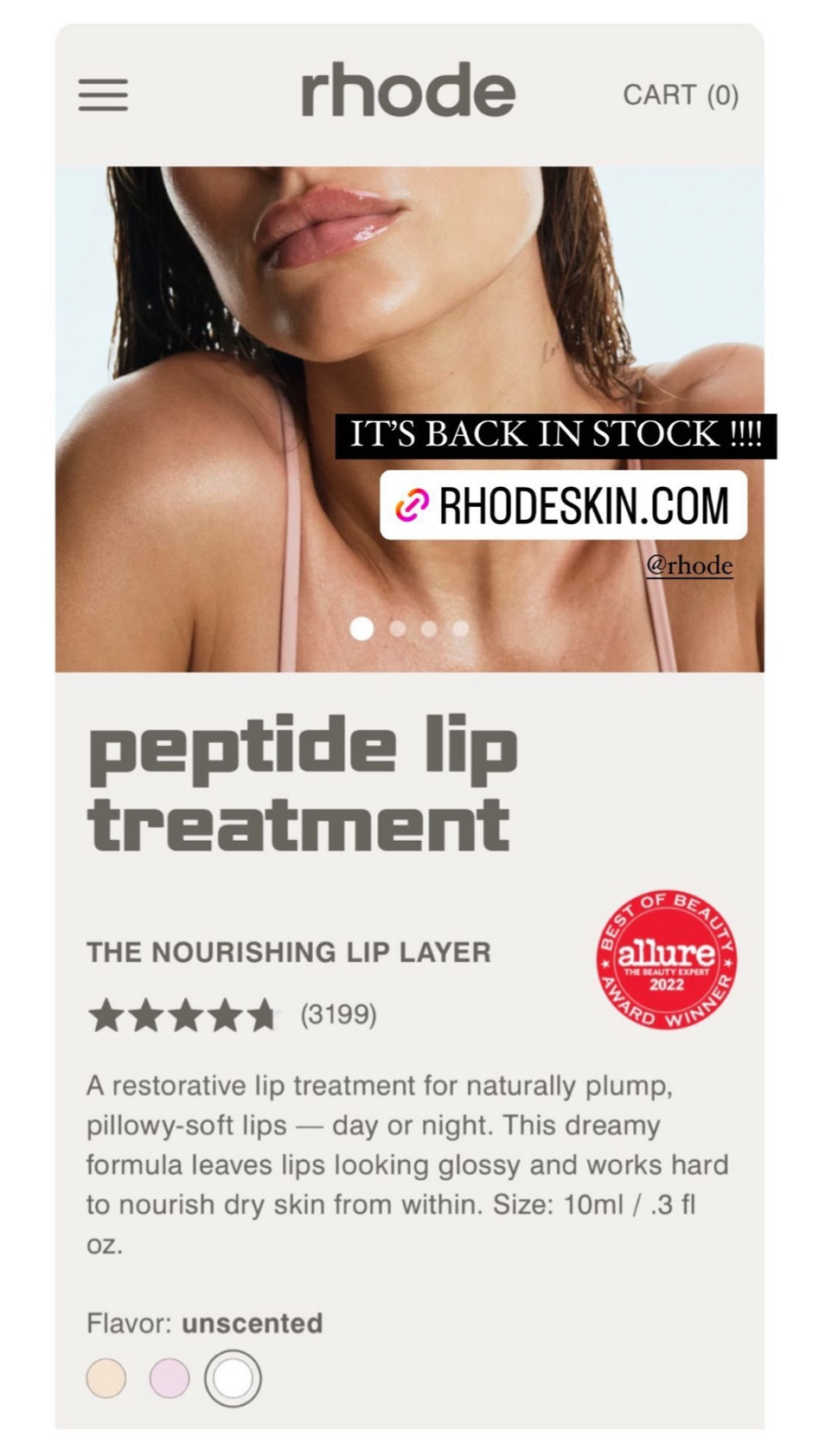 My fav lip treatment!!!
Try the new vanilla lipcan

#LTKFind #LTKunder50 #LTKbeauty