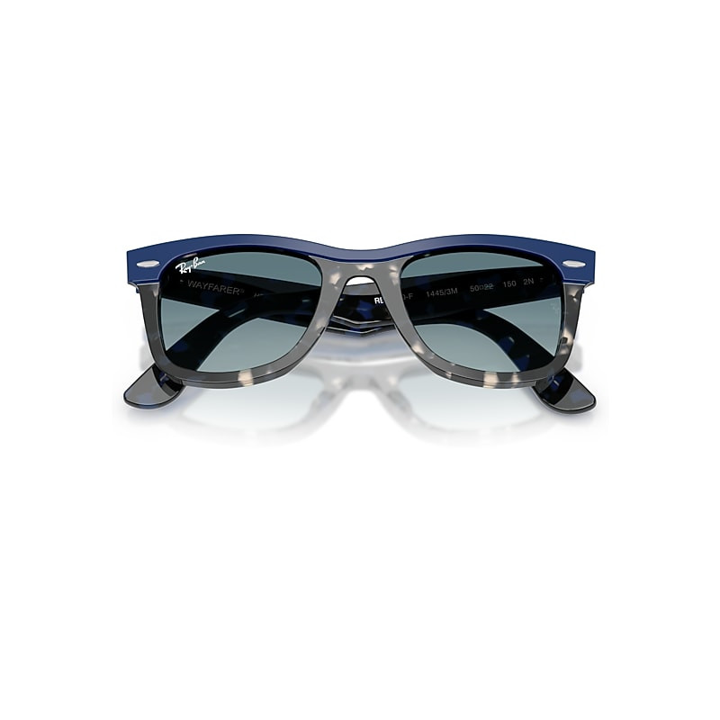 Ray-Ban Wayfarer Street Neat Sunglasses Blue On Havana Frame Blue Lenses 52-22 | Ray-Ban (US)