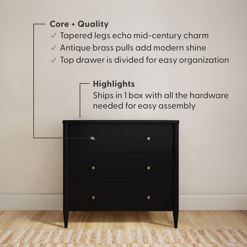 Harbor 4-Drawer Dresser | Plank+Beam