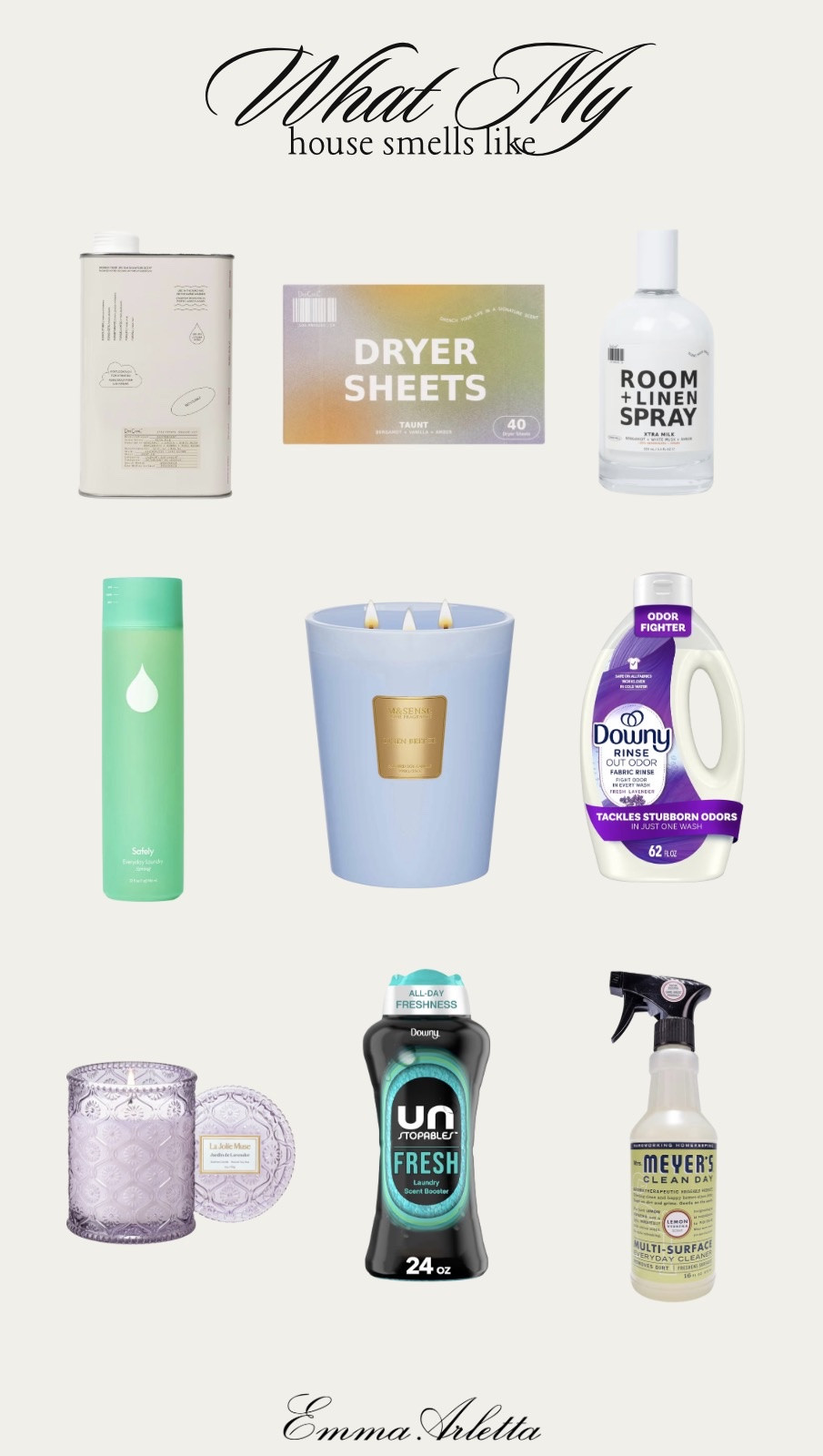 my favorite scents ☁️🕯️🧺

Laundry, candle, clean, cleaning

#LTKselfcare #LTKHome