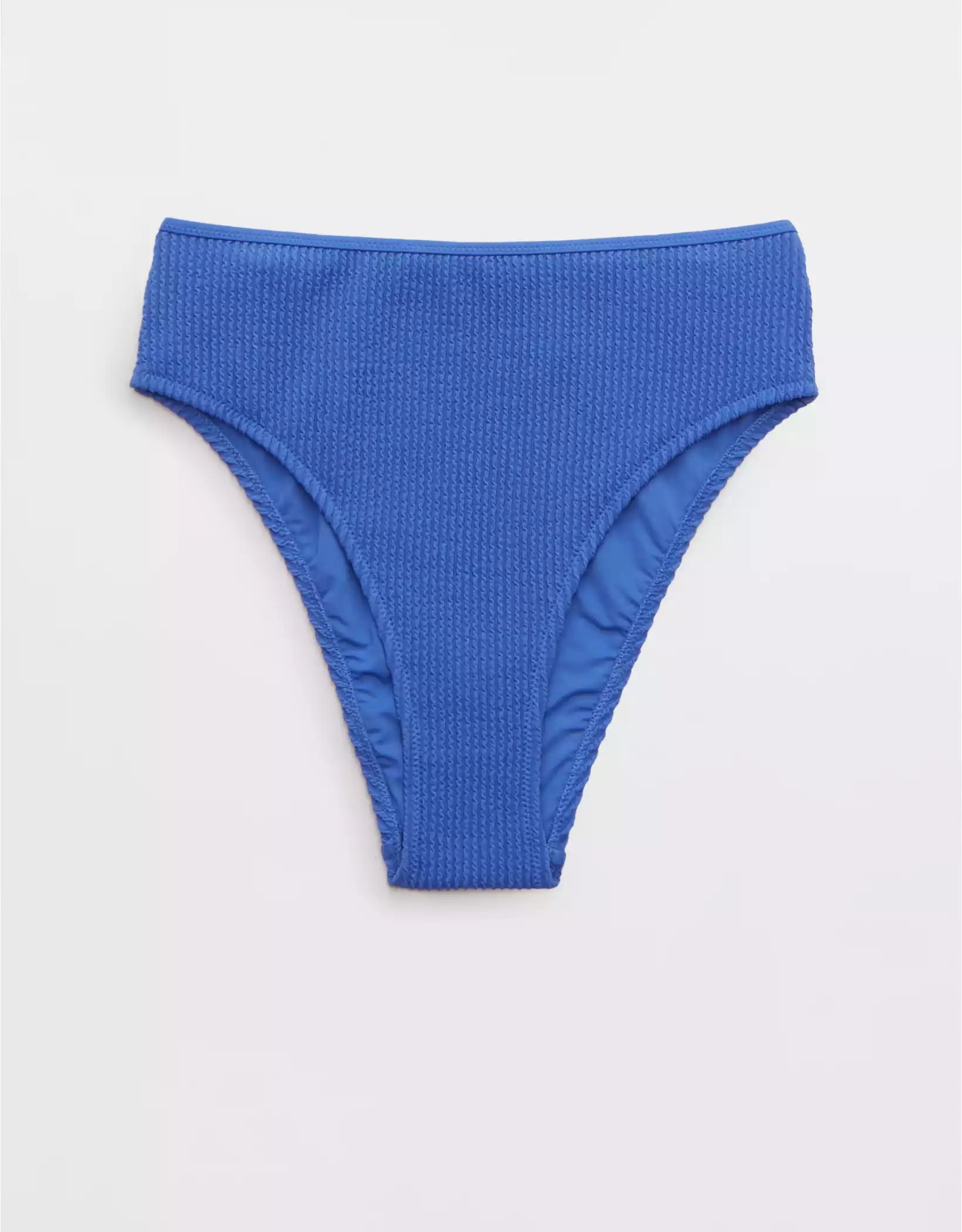 Aerie Crinkle High Cut Cheeky Bikini Bottom | Aerie