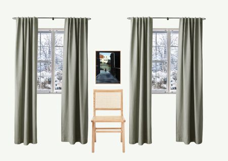 Simple curtains to dress up your windows.
#familyroom #homeoffice

#LTKhome #LTKstyletip #LTKsalealert