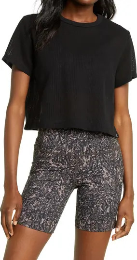 Excursion Mesh Crop T-Shirt | Nordstrom