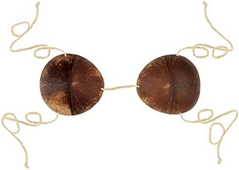 Beistle Coconut Shell Bra Bikini Top for Summer Luau Party Halloween Hawaiian Costume Accessory, ... | Amazon (US)